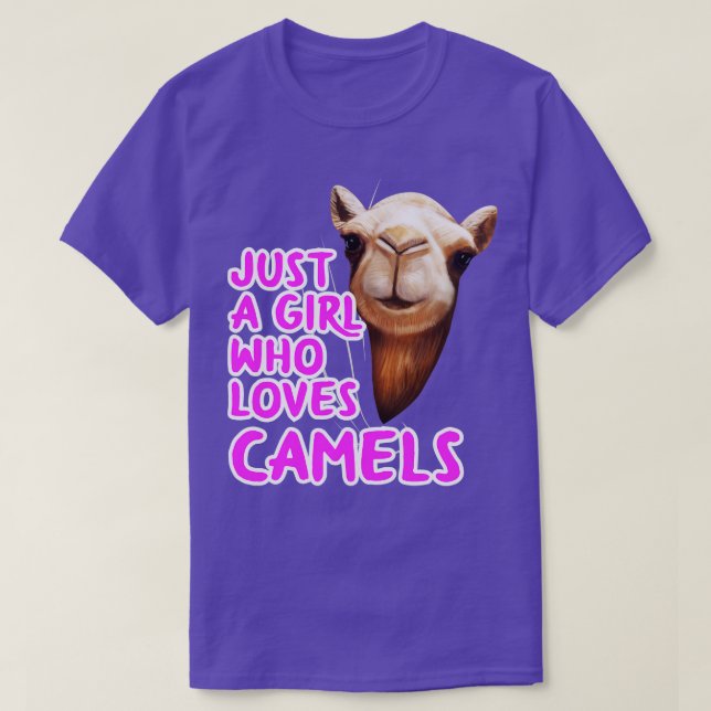 Bara en flicka som Kärlek Camels T Shirt (Design framsida)