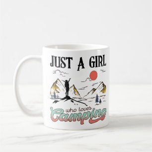 Bara en flicka som Kärlek Camping Kaffemugg
