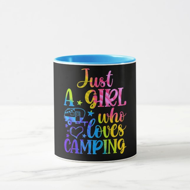 Bara en flicka som Kärlek Camping Mugg (Center)