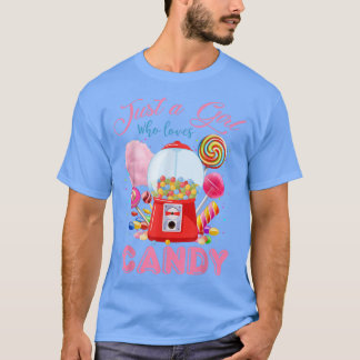 Bara en flicka som Kärlek Candy, Regnbågssötsaker  T Shirt