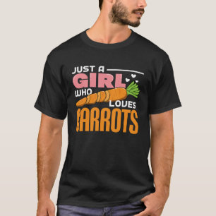 Bara en flicka som Kärlek Carrots T Shirt