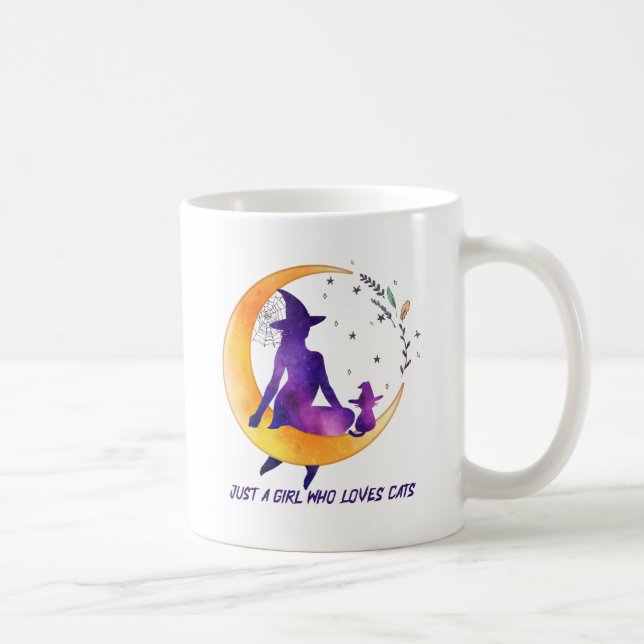 Bara en flicka som Kärlek Cat Kaffemugg (Höger)