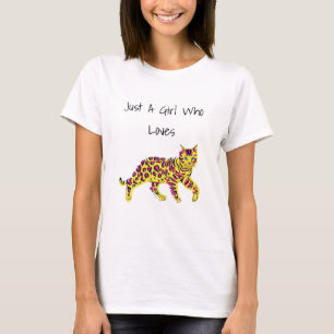 Bara en flicka som Kärlek Cat T-Shirt