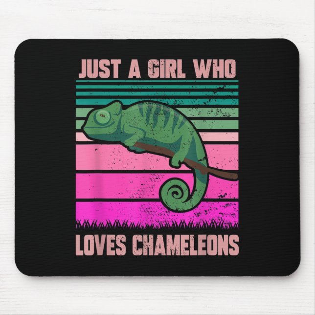 Bara en flicka som Kärlek Chameleons Funny Citote  Musmatta (Framsidan)