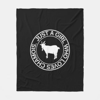Bara en flicka som Kärlek Chamois-gåva till kvinno Fleecefilt