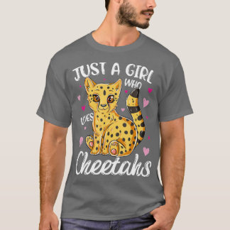 Bara en flicka som Kärlek Cheetahs Women Cheetah Ä T Shirt
