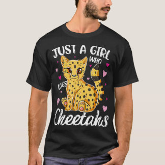 Bara en flicka som Kärlek Cheetahs Women Cheetah Ä T Shirt