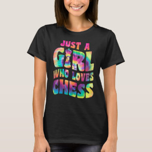 Bara en flicka som Kärlek Chess Apparat för Chess T Shirt