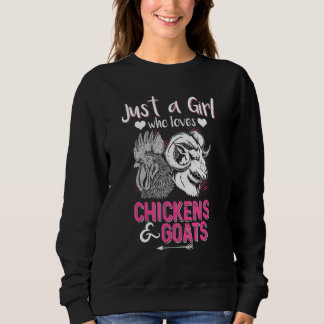 Bara en flicka som Kärlek Chickens äter kvinnor Fa T Shirt