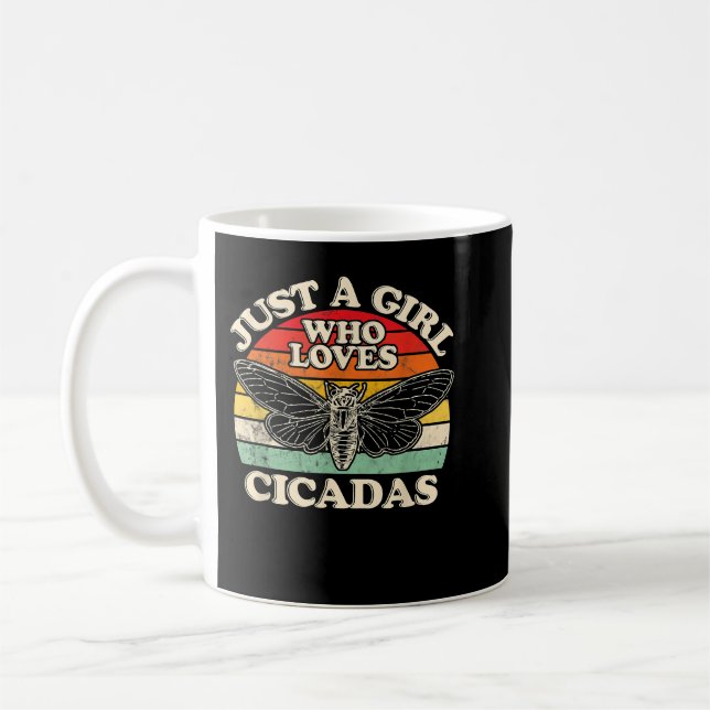 Bara en flicka som Kärlek Cicadas Kaffemugg (Vänster)