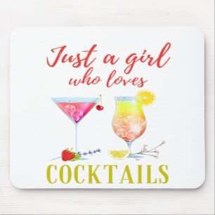 Bara en flicka som Kärlek Cocktails Cute Cute Musmatta