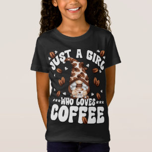 Bara en flicka som Kärlek Coffee Gnome T Shirt