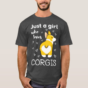 Bara en flicka som Kärlek Corgis II T Shirt