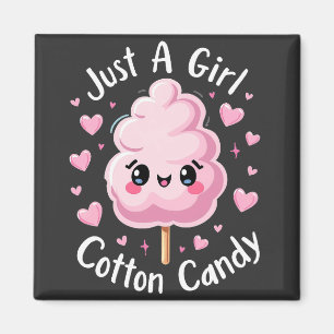 Bara en flicka som Kärlek Cotton Candy Magnet