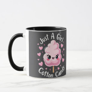 Bara en flicka som Kärlek Cotton Candy Mugg