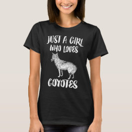 Bara en flicka som Kärlek Coyotes T-Shirt