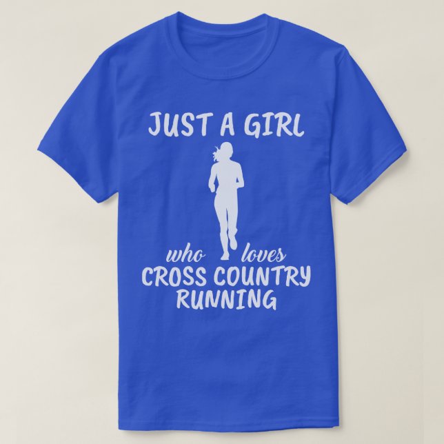 Bara en flicka som Kärlek Crosst country 2 år 2 T Shirt (Design framsida)