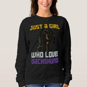 Bara en flicka som Kärlek Dachshunds Hund 1 T Shirt