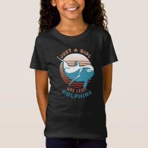 Bara en flicka som Kärlek-delfiner T Shirt