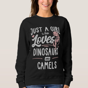 Bara en flicka som Kärlek Dinosaurs och Camels Din T Shirt