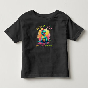 Bara en flicka som Kärlek Dinosaurs T Shirt