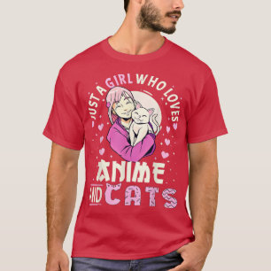 Bara en flicka som Kärlek djur och katter T Shirt