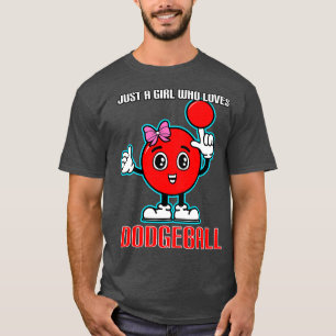 Bara en flicka som Kärlek Dodgeball T Shirt