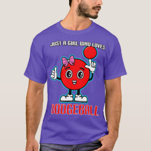 Bara en flicka som Kärlek Dodgeball T Shirt