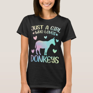 Bara en flicka som Kärlek Donkey T Shirt