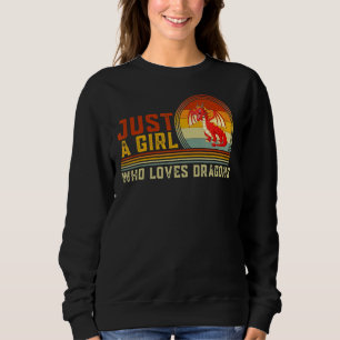 Bara en flicka som Kärlek Dragons Cute Dragon Grap T Shirt