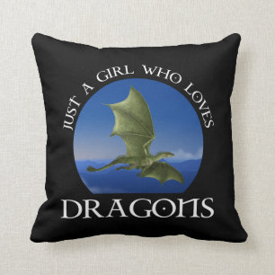 Bara en flicka som Kärlek Dragons Kudde