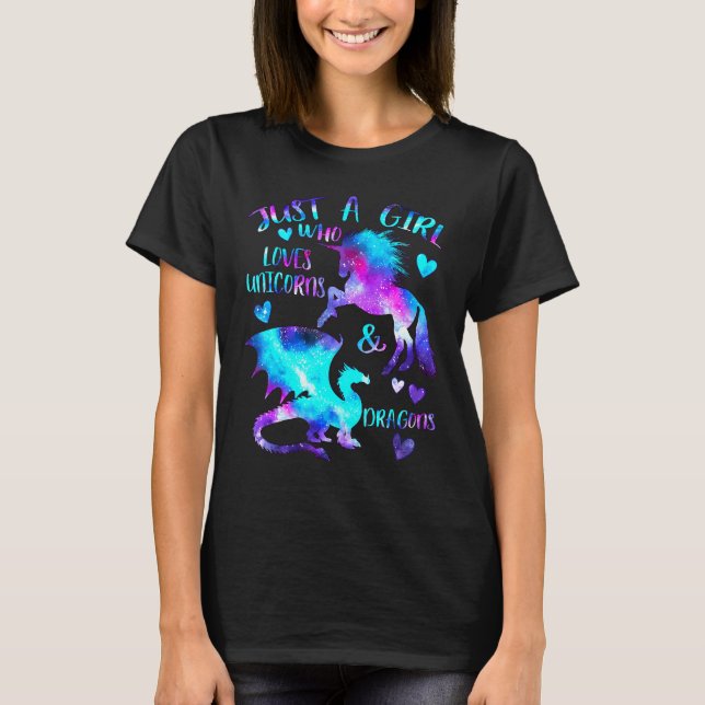 Bara en flicka som Kärlek dricker och förenar Fant T Shirt (Framsida)