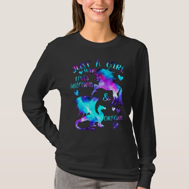 Bara en flicka som Kärlek dricker och förenar Fant T Shirt (Framsida)