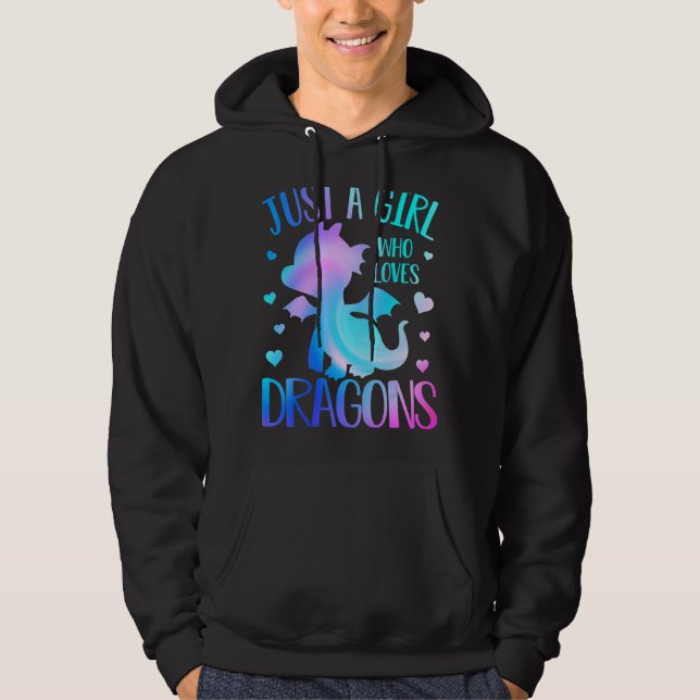 Bara en flicka som Kärlek dricker Pastel Småbarn Hoodie (Framsida)