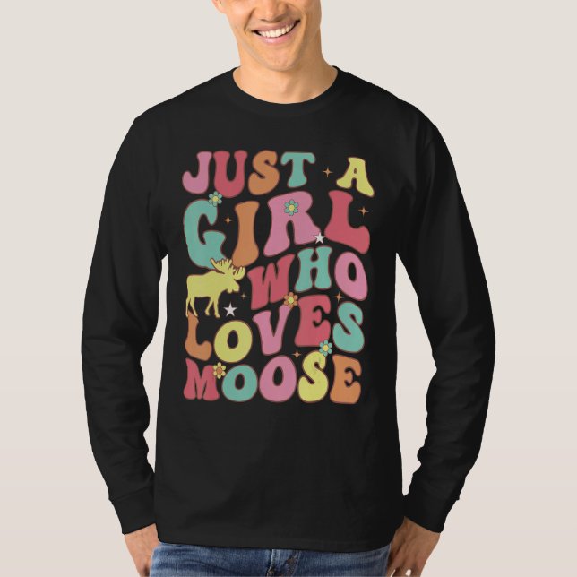 Bara en flicka som Kärlek driver bort groovy Anima T Shirt (Framsida)