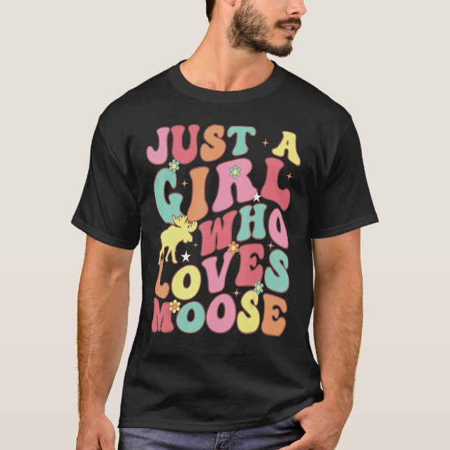 Bara en flicka som Kärlek driver bort groovy Anima T Shirt (Framsida)