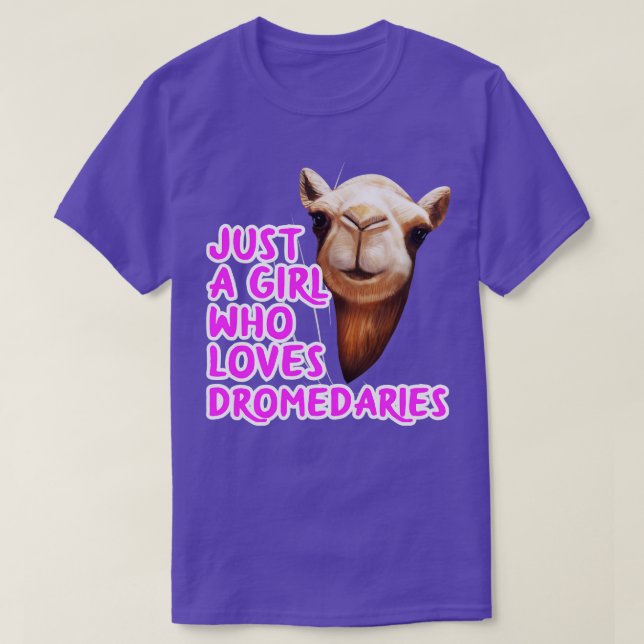 Bara en flicka som Kärlek dromedaries T Shirt (Design framsida)