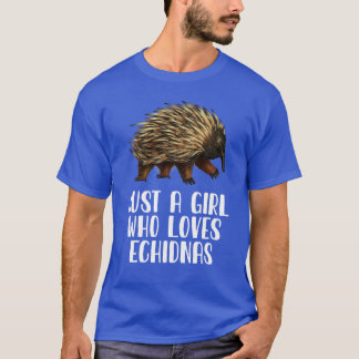 Bara en flicka som Kärlek Echidnas T Shirt