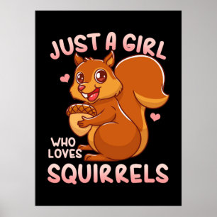 Bara en flicka som Kärlek ekorrar Poster