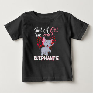 Bara en flicka som Kärlek Elephants presenterar T Shirt