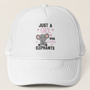 Bara en flicka som Kärlek Elephants Sweet Elephant Keps