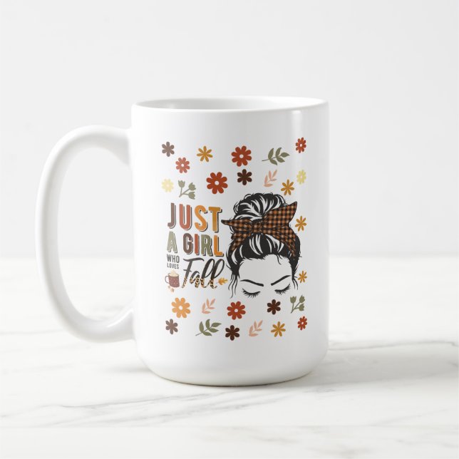 Bara en flicka som Kärlek ett fall Kaffemugg (Vänster)