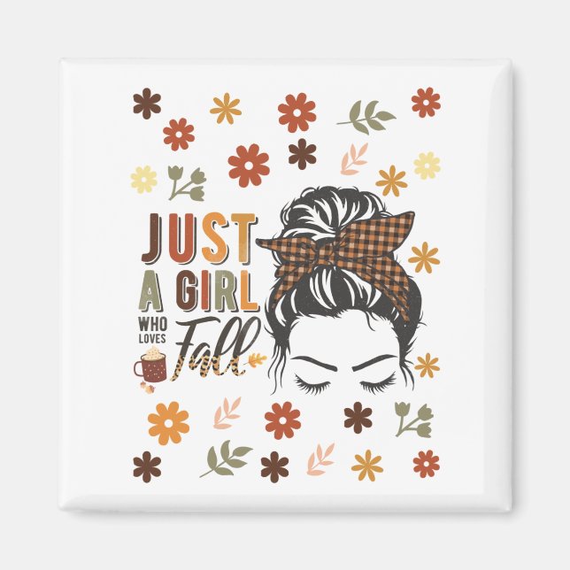 Bara en flicka som Kärlek ett fall Magnet (Framsidan)