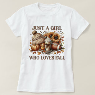 Bara en flicka som Kärlek Fall Womans T-shirt