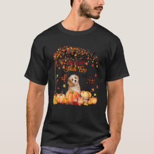 Bara en flicka som Kärlek faller och Shih Tzu Hund T Shirt