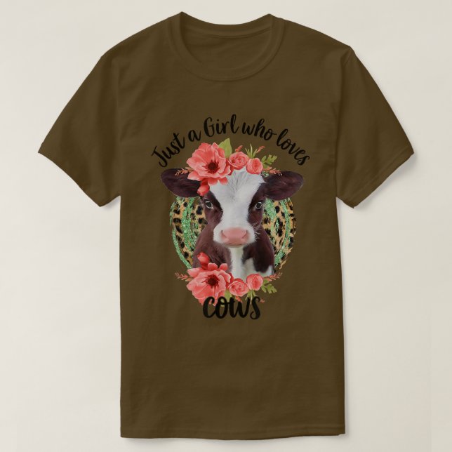 Bara en flicka som Kärlek får jordbrukare T Shirt (Design framsida)