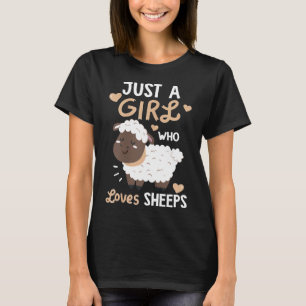 Bara en flicka som Kärlek får lumpfår Älskare T Shirt