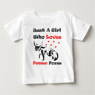Bara en flicka som Kärlek Fennec Foxes T Shirt