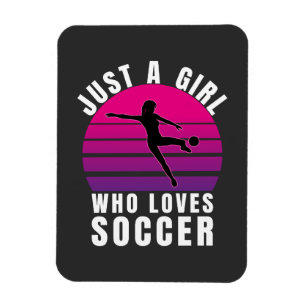 Bara en flicka som Kärlek-fotboll Magnet