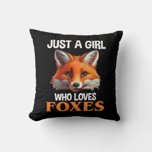Bara en flicka som Kärlek Foxes Kudde